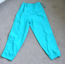 Vintage Phoenix Small womens 10-12? Gore-tex Overtrousers 29" Leg Turquoise Blue