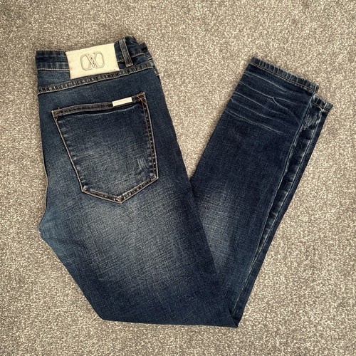 Mens avenzi jeans - roma, blue