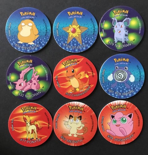 Pokemon tazos bundle 2001 - pokemon,