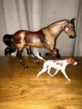 Breyer Traditional Hunting Horse And Hound (Discontinued)