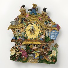 Vintage The Boyds Bears "Garden Shop" Wall Clock By The Danbury Mint - New 🧸