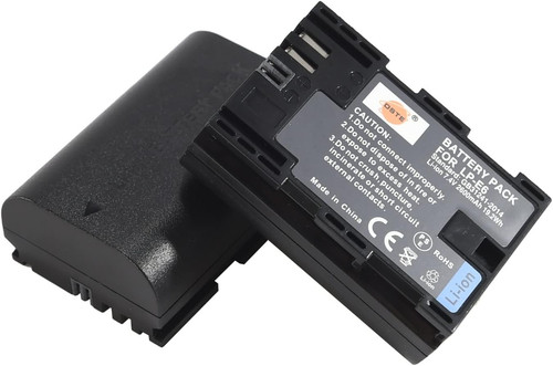Camera battery 2 pack - lp-e6,