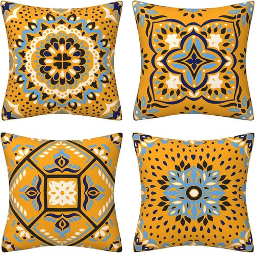 Set velvet cushion covers - 4,