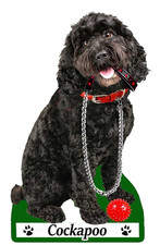 2 X BLACK COCKAPOO AIR FRESHENER -FLORAL BOUQUET SCENT-DOG LOVER GIFT HOME CAR