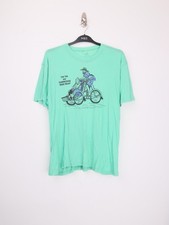 Vintage Tin Tin Comic Green T-shirt Size L