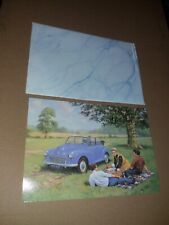 21st BIRTHDAY CARD SHOWS MORRIS MINOR 1000 CONVERTIBLE OAKWOOD GRANGE COLLECTION