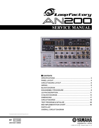 Service manual for yamaha - service,