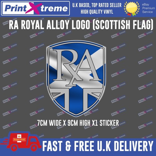 Royal alloy scottish badge - ra,