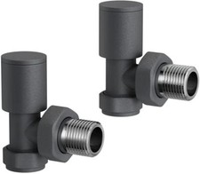Radiator Valves X2 Pair Angled