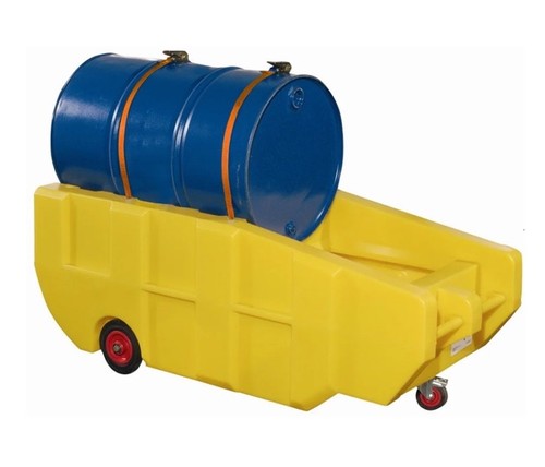 Bunded trolley for - bunded, single