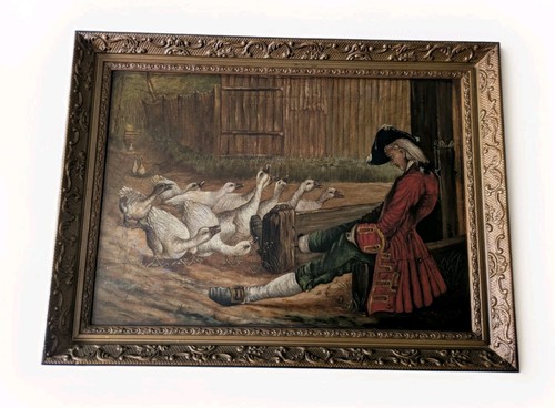 Unusual oil painting man - unusual, in