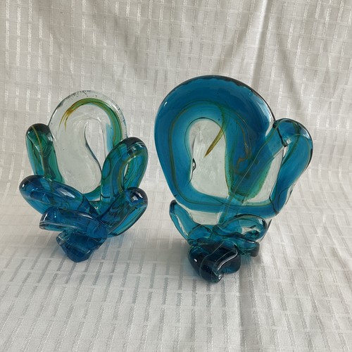 Two vintage mdina glass - two,