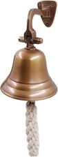 3" Antique Solid Brass Bell