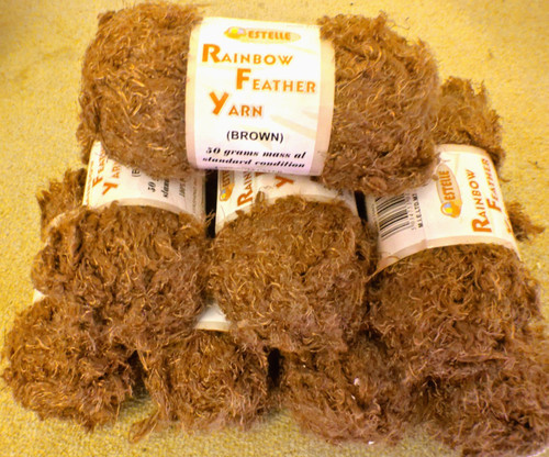 Estelle rainbow feather yarn - estelle,