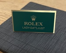 Rolex Lady-Datejust Authorised Dealer DISPLAY PLAQUE. Genuine Collectors Item