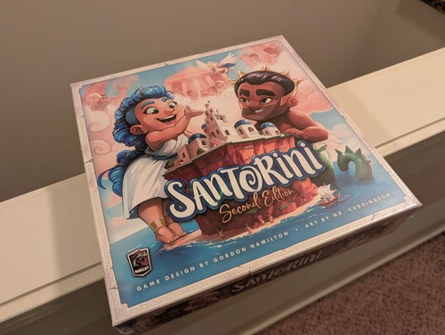 Santorini board game second - board,