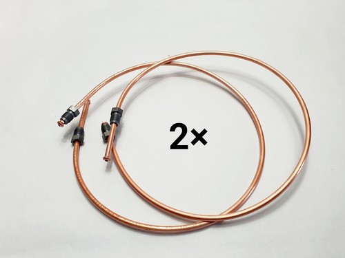 Copper rear brake pipes - brake,