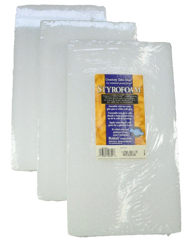Styrofoam white block sheets - styrofoam,