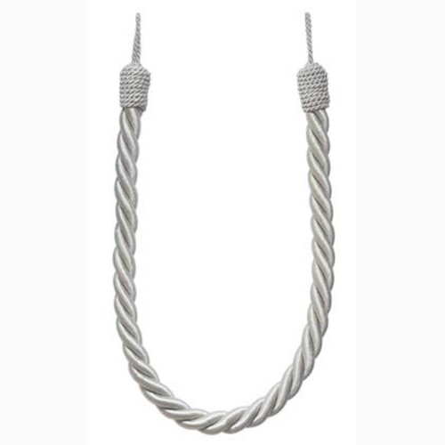 Twisted rope curtain tieback - rope,