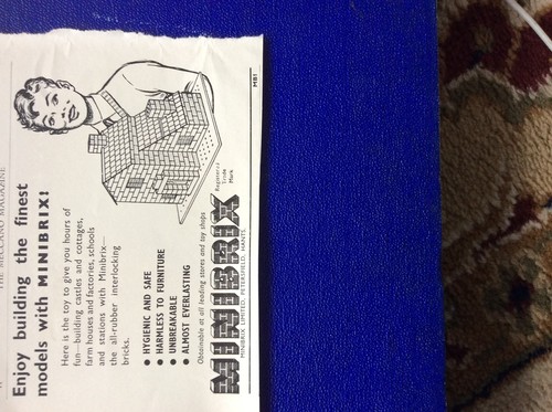 Ephemera 1958 advert - m9-4,