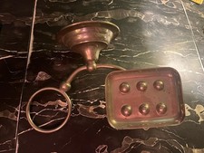 Vintage Chrome Wall Mounted Soap Dish Toothbrush Holder