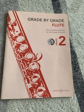Grade by Grade Flute 2 with Audio CD Boosey & Hawkes Very Good Condition