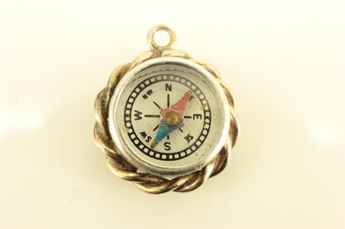 Antique edwardian silver fob - antique,