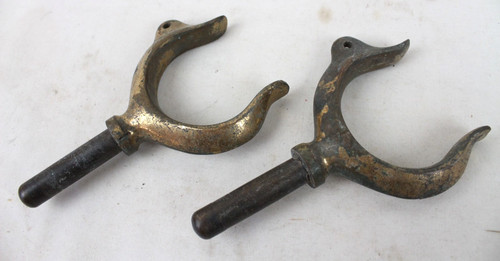 Vintage pair oar lock horns - vintage,