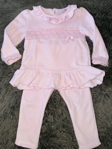 Blues baby girl pink smocked - pink,