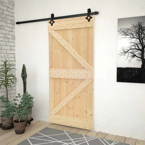 Sliding door natural black - sliding,