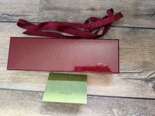 Gucci box ribbon - and, receipt