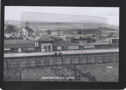 Sanquhar railway station - sanquhar,