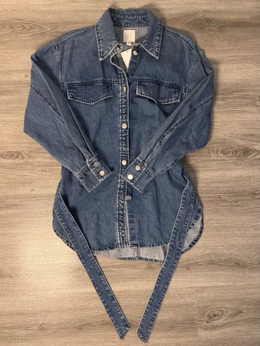 Longline oversized denim - longline,
