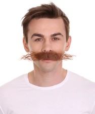 Men curly villain - curly, moustache