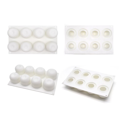 Apple silicone mold mousse - silicone,