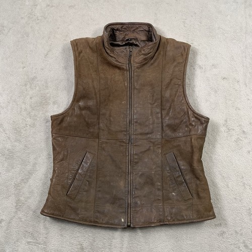 Leather jacket womens brown - leather,