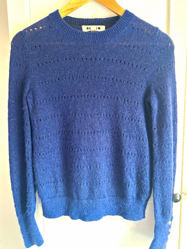 Boden women blue open knit - boden, women's