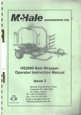 McHale Balewrapper HS2000 Operators Manual - Bale Wrapper