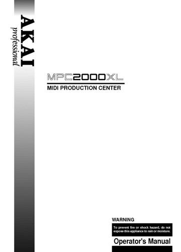 Akai mpc2000xl owners - akai,