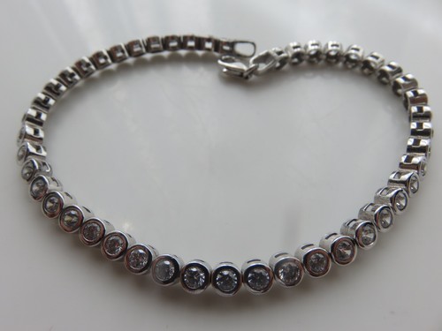 Gold tennis bracelet - tennis, 9