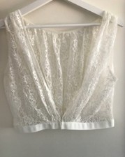Charlie Brear size 12/14 Bissette lace top & ribbon