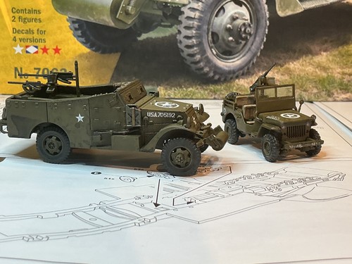 Italeri m3a1 white - m3a1, car