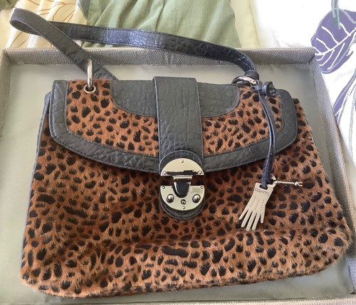 Dents leopard handbag - dents, with