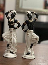 Vintage Mid-Century Black &