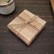 Handcrafted wood and resin