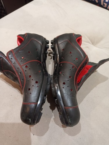 Cycling shoes feature red - cycling,