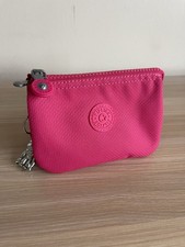 Kipling Creativity Small Coin Purse Ripstop Pink New Robot Monkey 