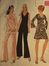 CUT VINTAGE 1969 'STYLE' TUNIC OR DRESS & TROUSERS PATTERN 2607 10 32 1/2" B