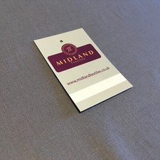 £9.99 100% Cotton cream base canvas classic Striped Ticking fabric 45" M757