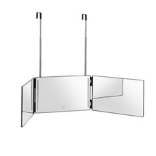 3 Way Tri-Fold Mirror with LED